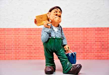 cartoon construction worker